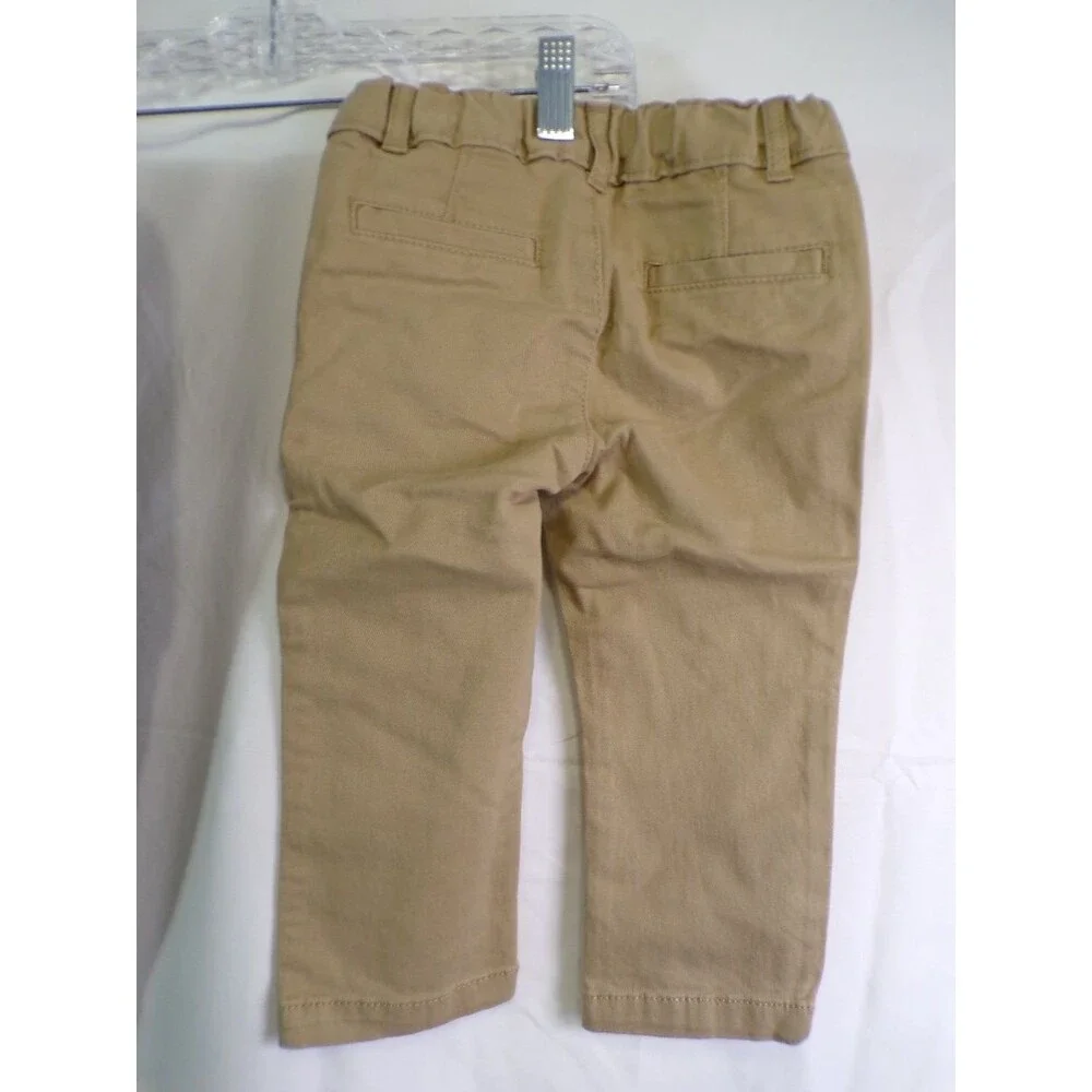 The Children's Place Baby Pants 9-12 Months Khaki Navy 3020018 100% Cotton